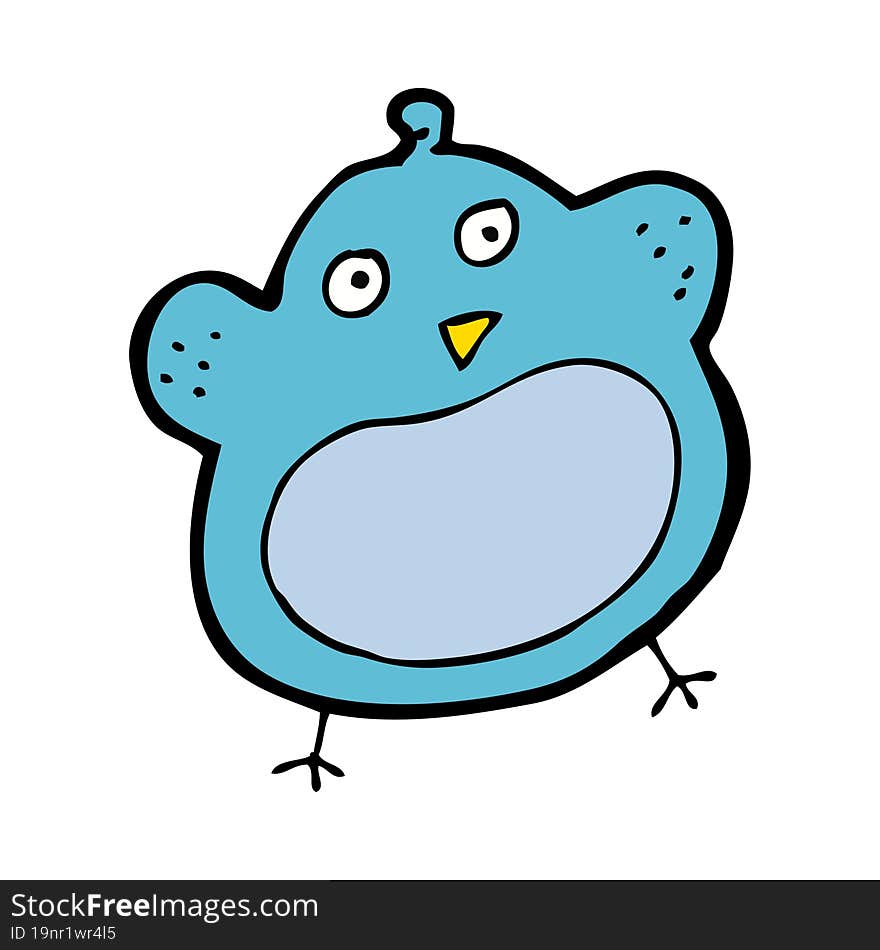 Cartoon Fat Bird