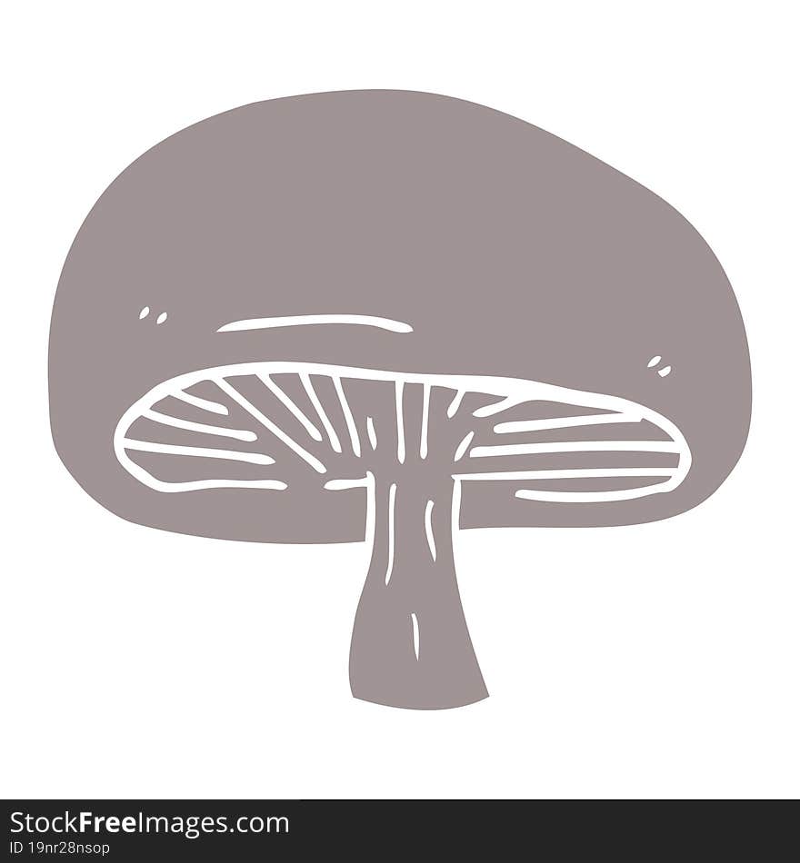 cartoon doodle mushroom