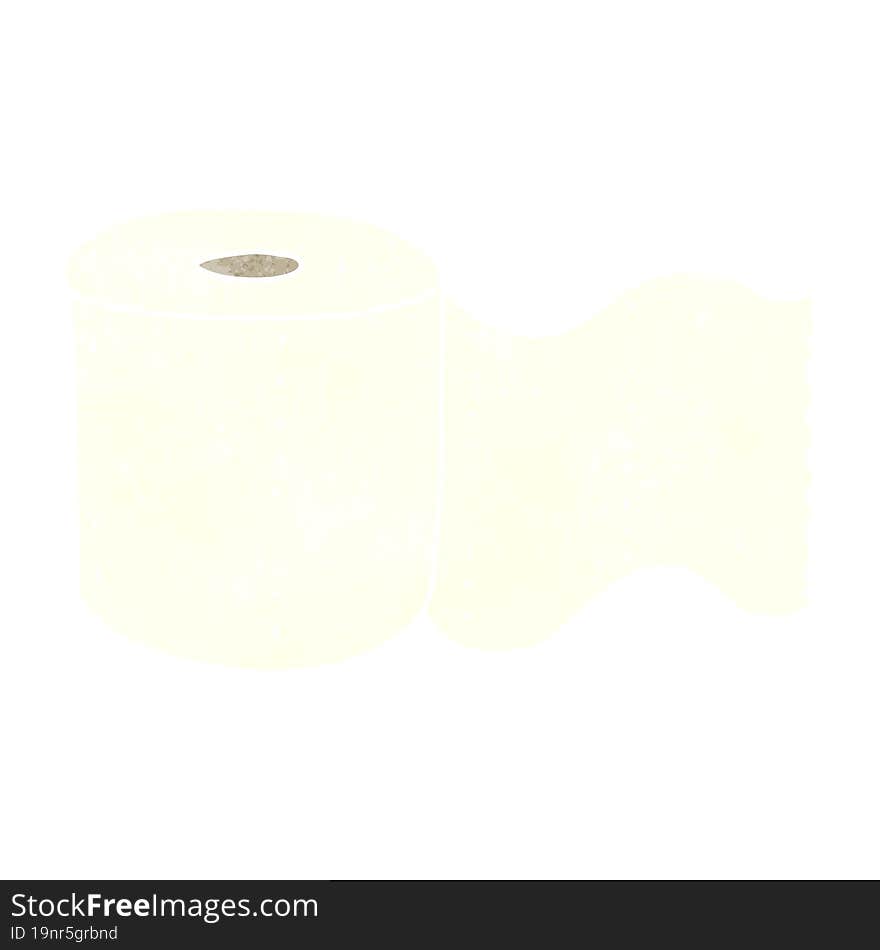 Retro Cartoon Toilet Paper