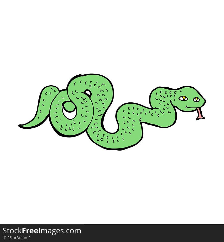 cartoon snake