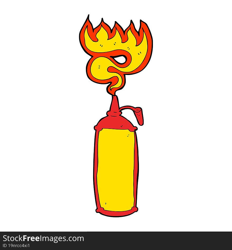 Cartoon Hot Sauce