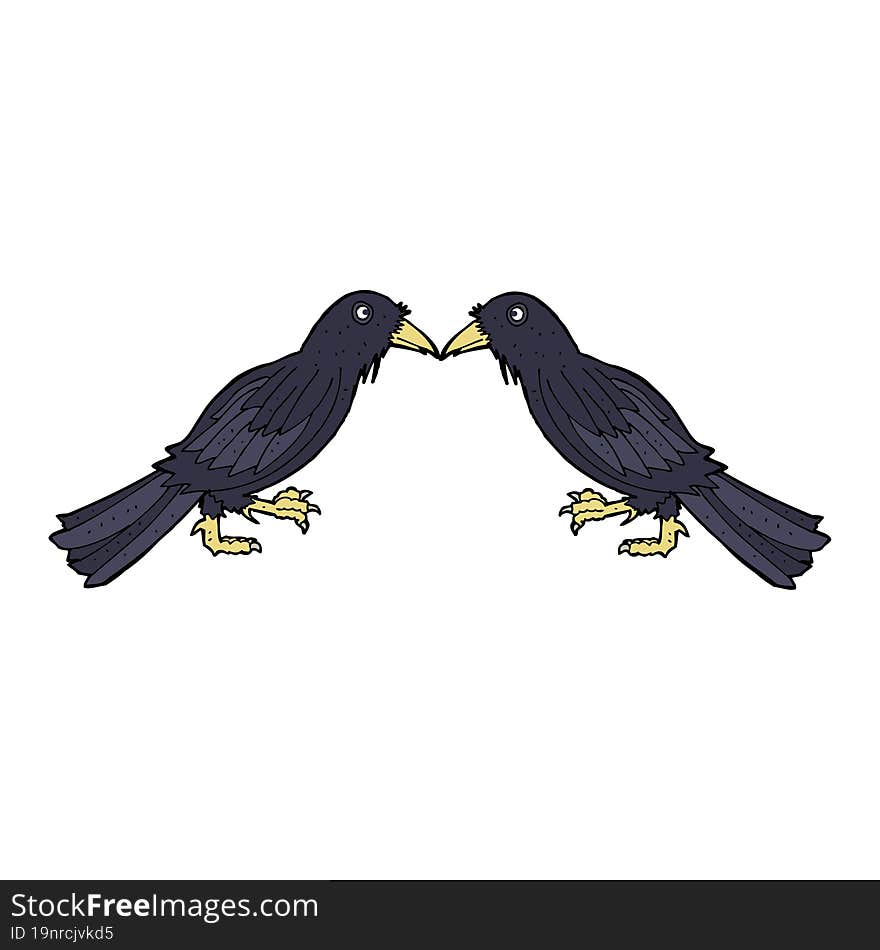 Cartoon Crows