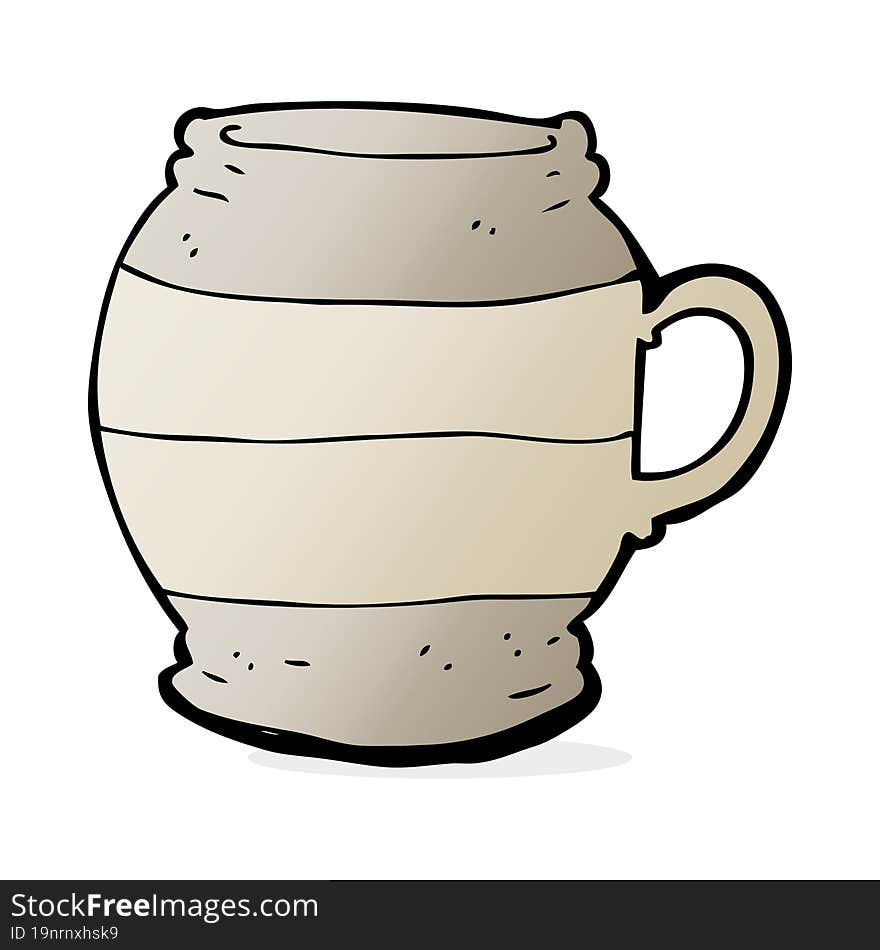 cartoon big mug