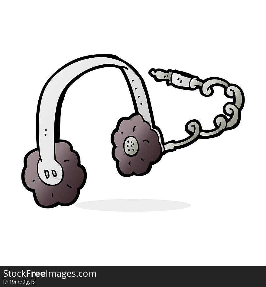 cartoon headphones