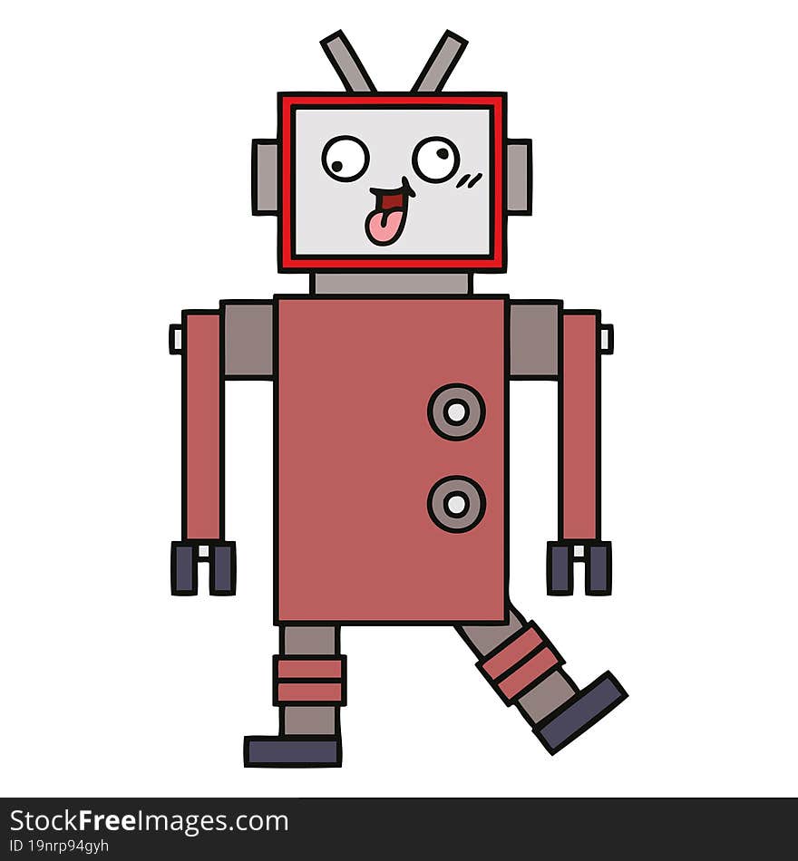 Cute Cartoon Robot