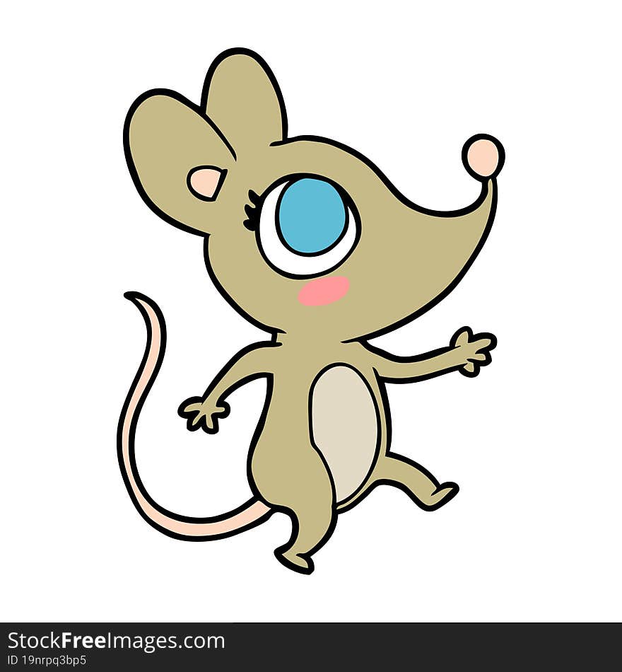 cute cartoon mouse. cute cartoon mouse