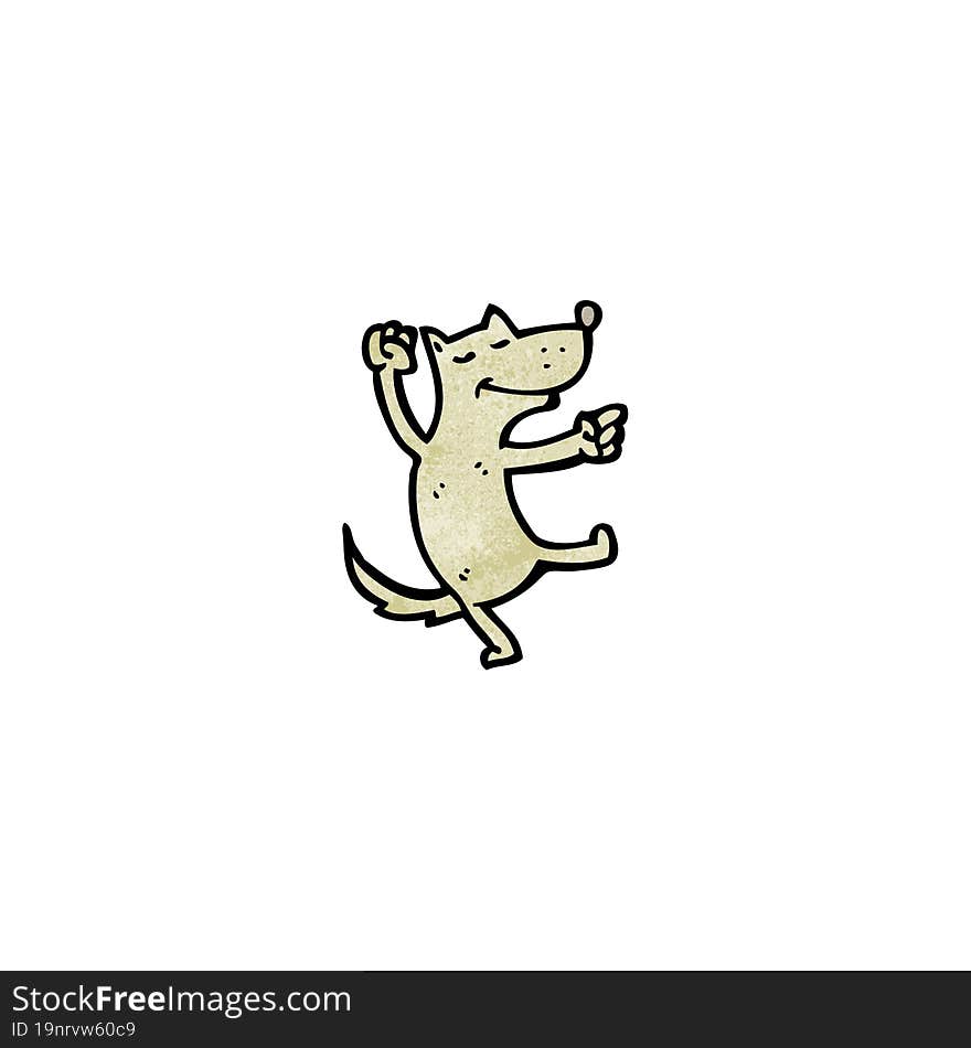 Cartoon Dancing Dog