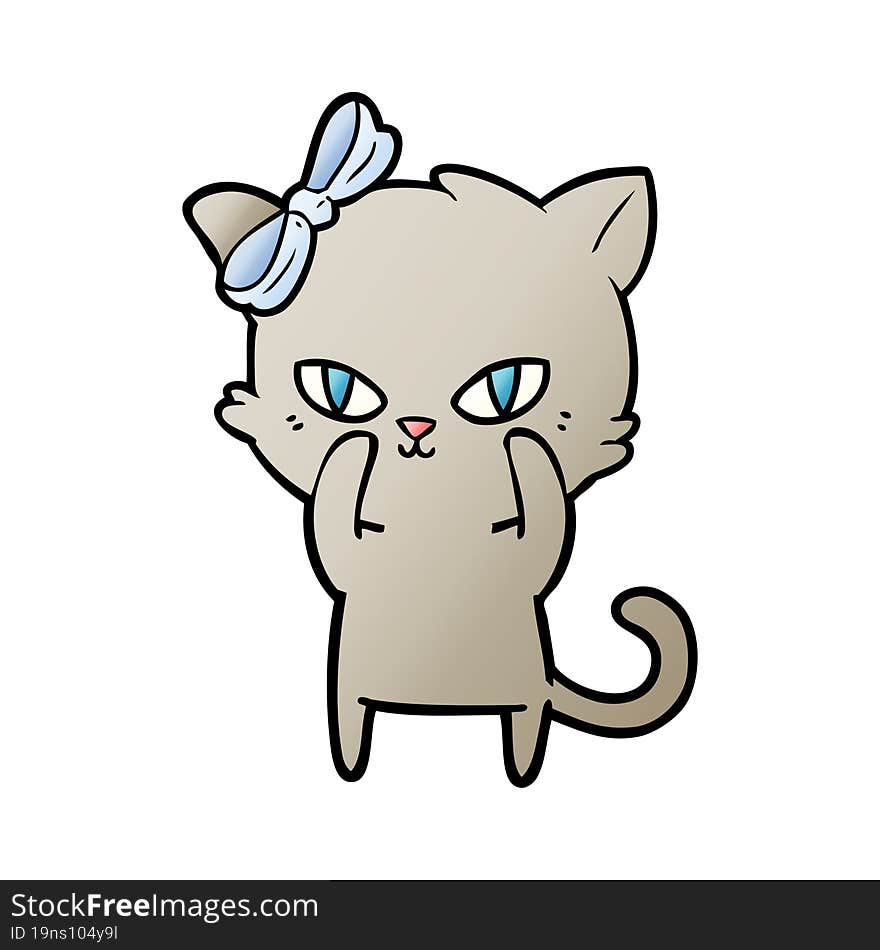 cute cartoon cat. cute cartoon cat