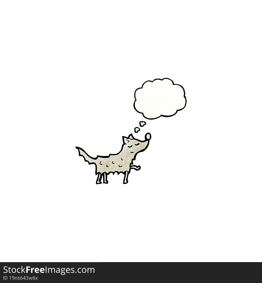 cute little dog cartoon