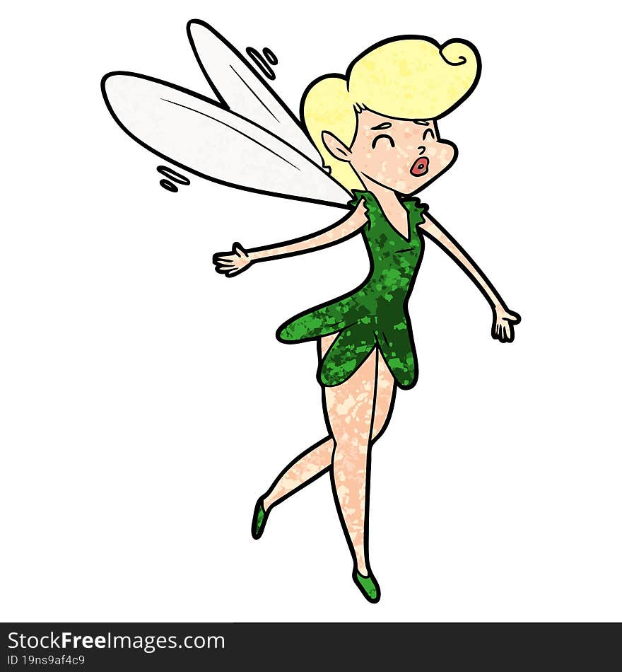 cartoon fairy. cartoon fairy