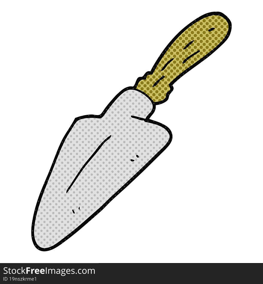 cartoon trowel