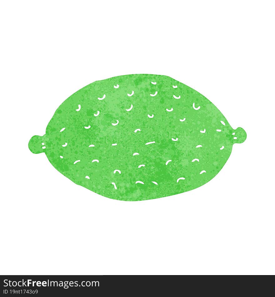 cartoon lime