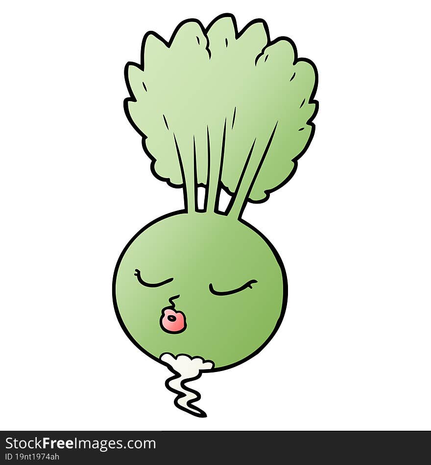 cartoon root vegetable. cartoon root vegetable