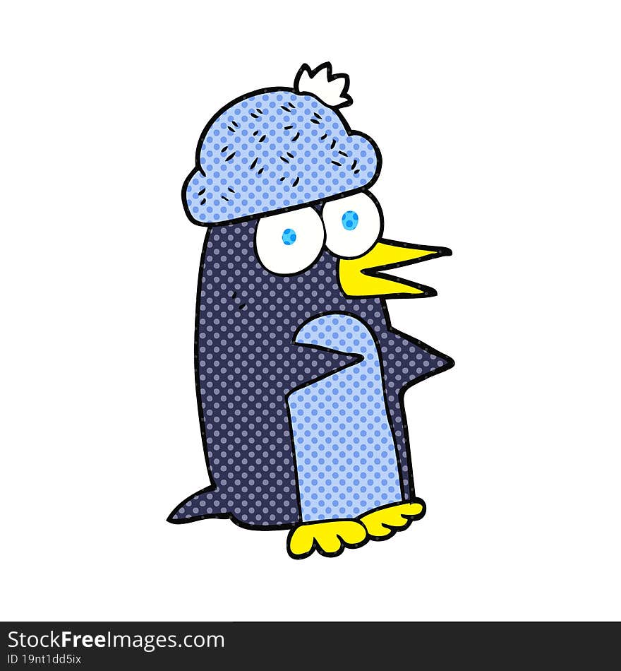 cartoon penguin