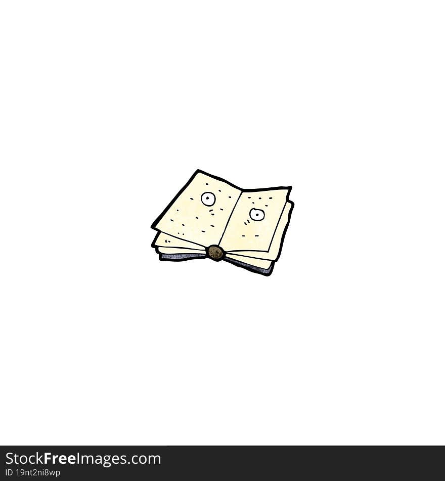 Cartoon Magic Spell Book