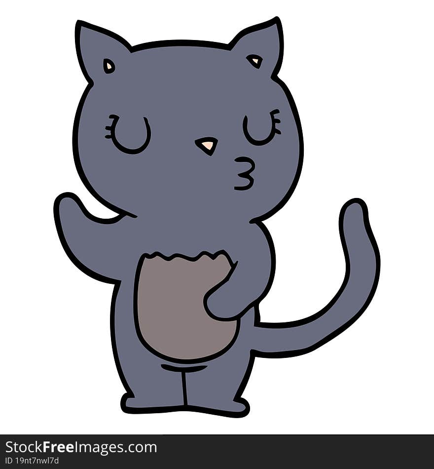 cute cartoon cat