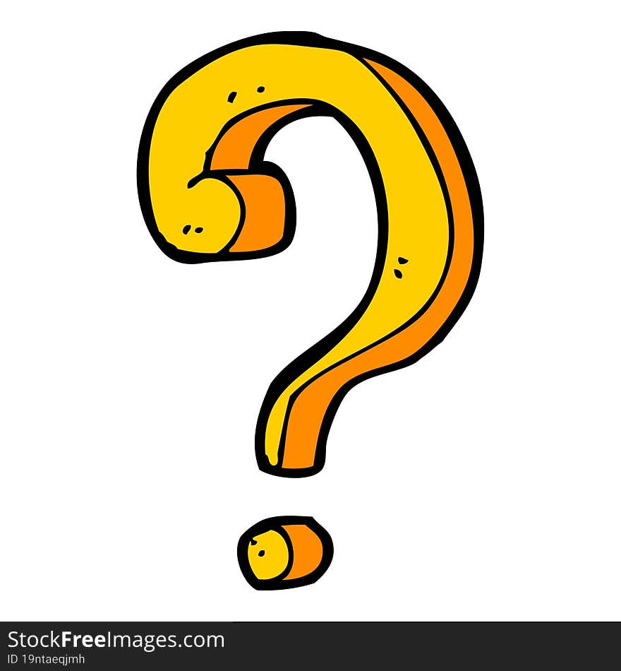 cartoon question mark