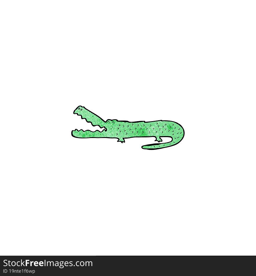 Cartoon Crocodile