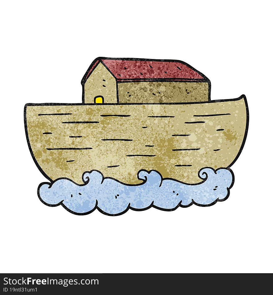 textured cartoon noah s ark