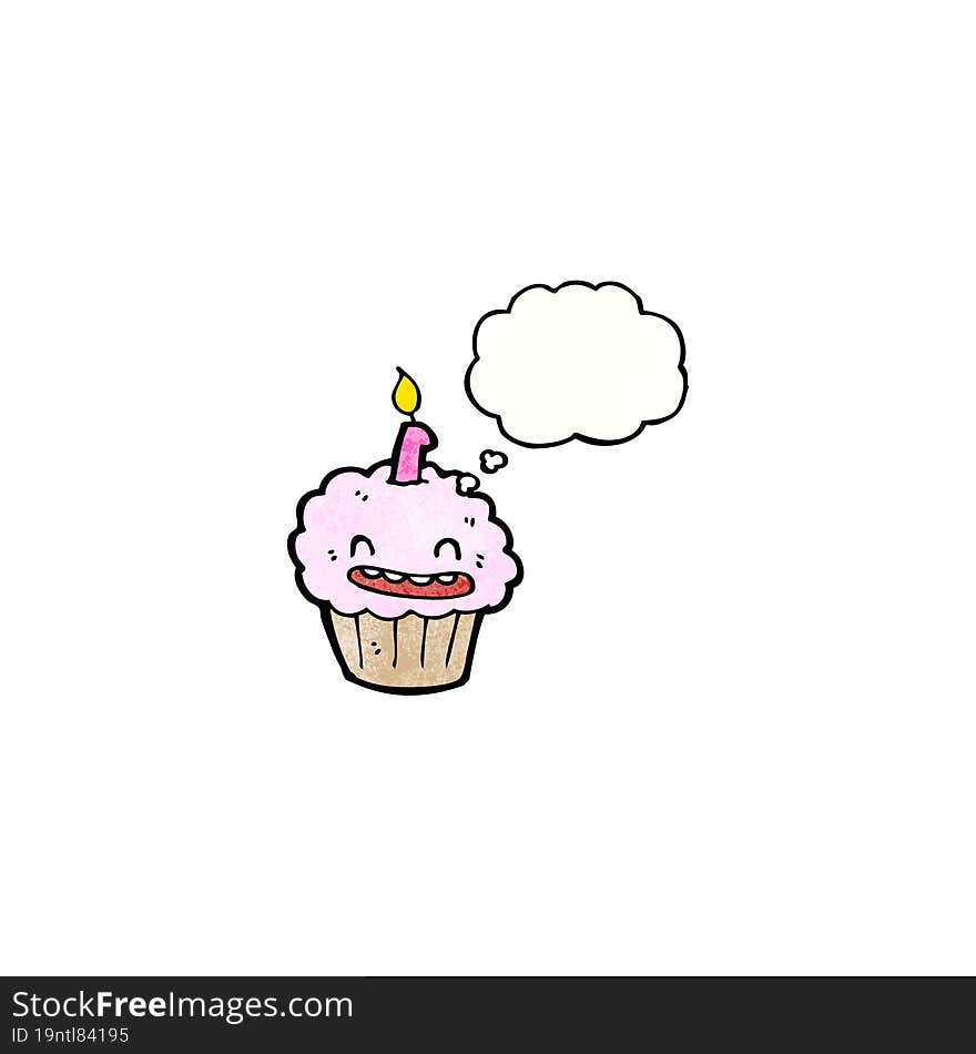 Cartoon Cupcake