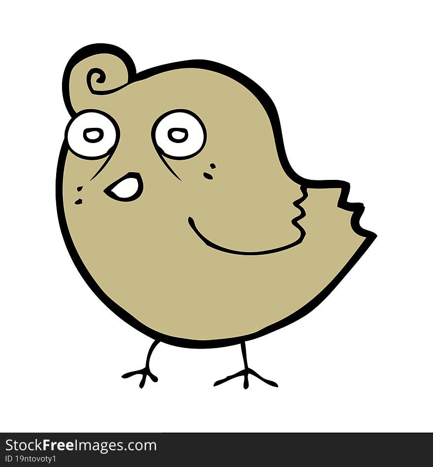 Funny Cartoon Bird