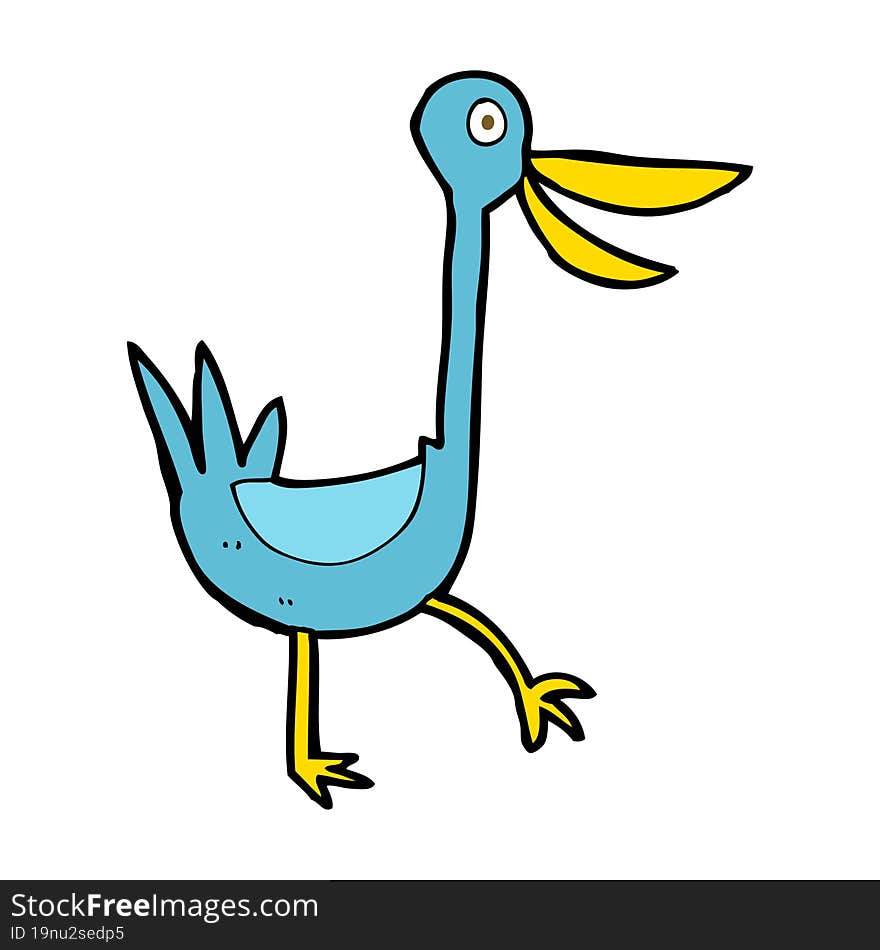 Funny Cartoon Duck