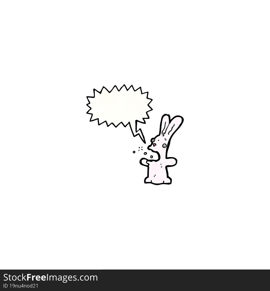 burping rabbit cartoon