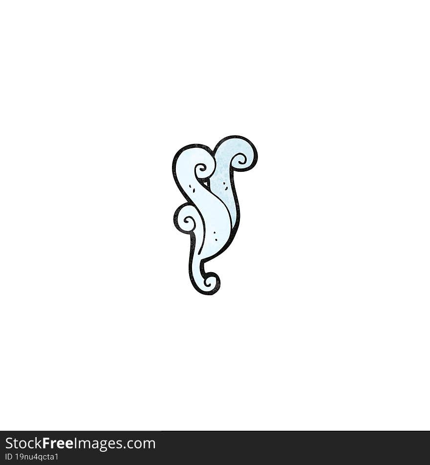 cartoon water splash symbol