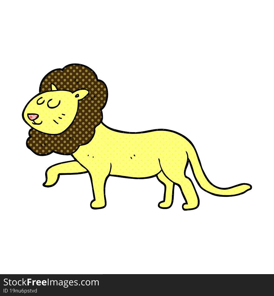 Cartoon Lion