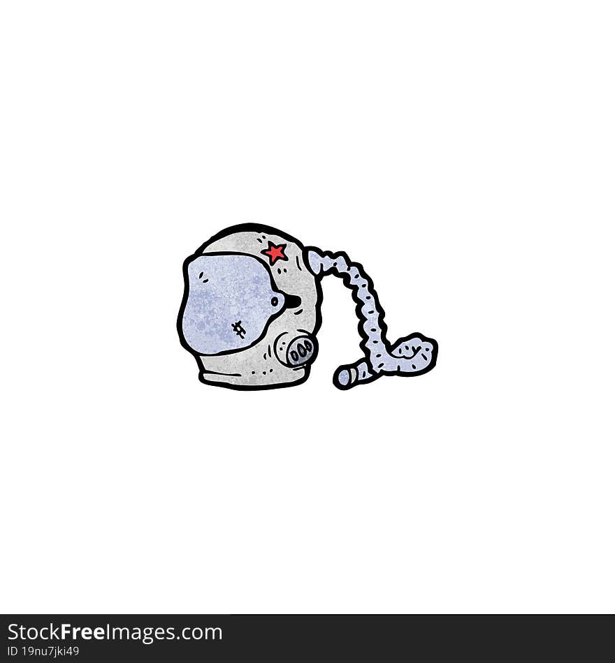 cartoon astronaut helmet