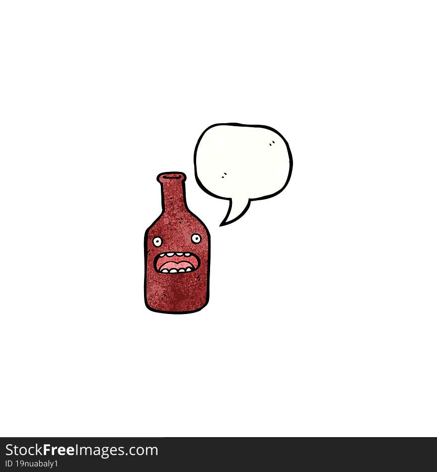 cartoon bottle