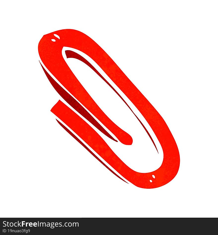 Cartoon Paperclip