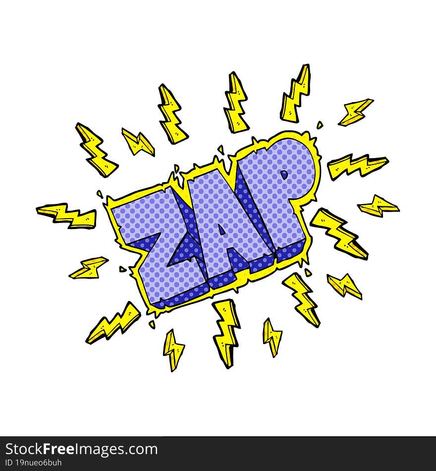 cartoon zap symbol