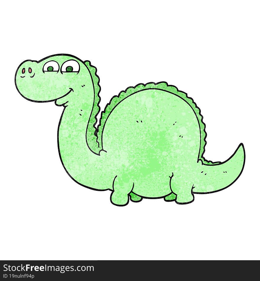 textured cartoon dinosaur