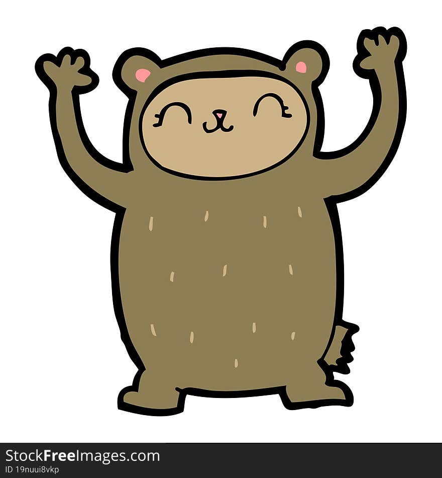 cute cartoon bear