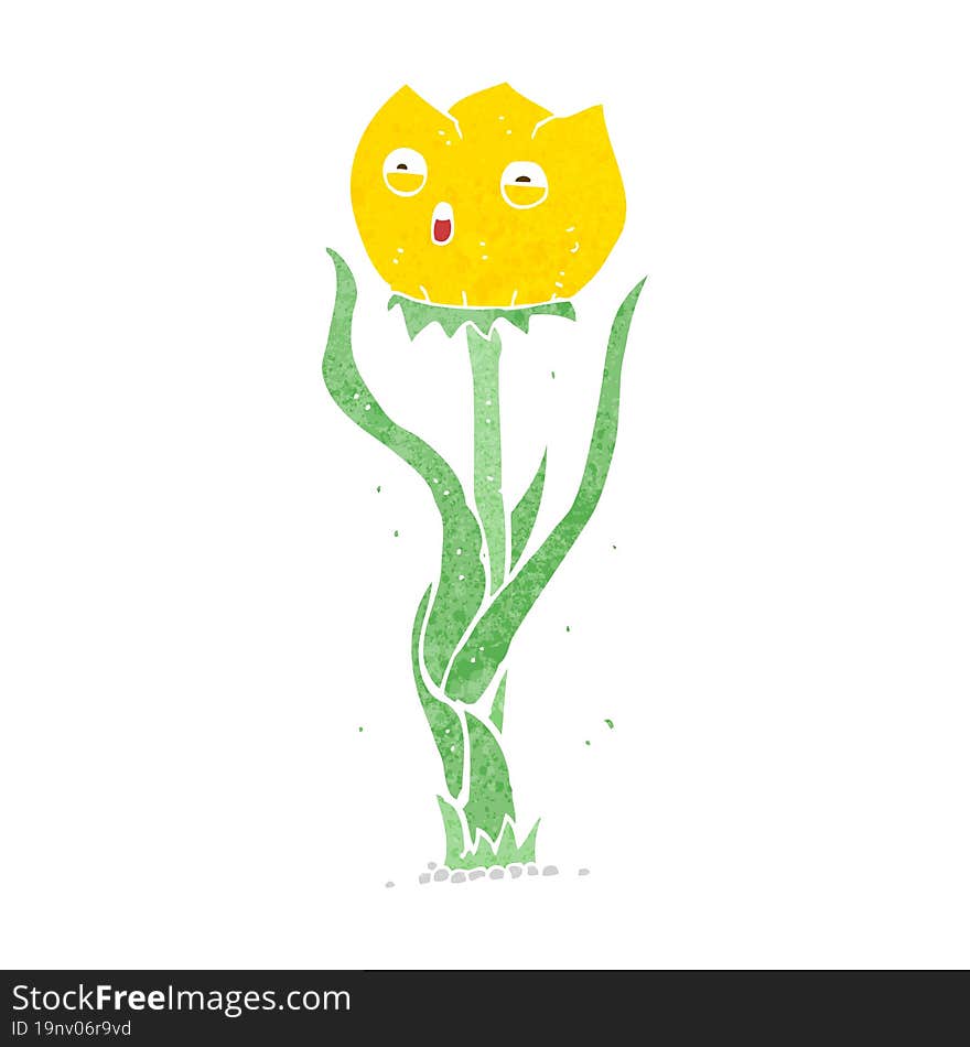 cartoon flower