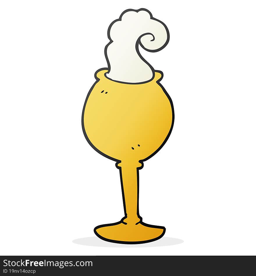 cartoon magic goblet