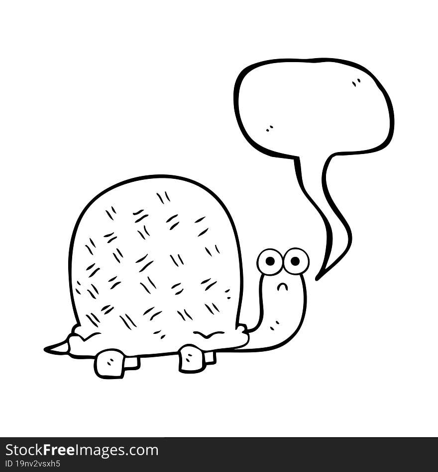 speech bubble cartoon sad turtle