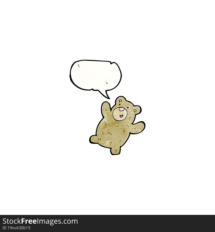 cartoon teddy bear