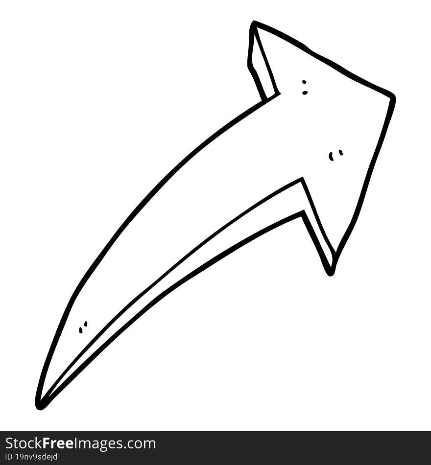 cartoon arrow