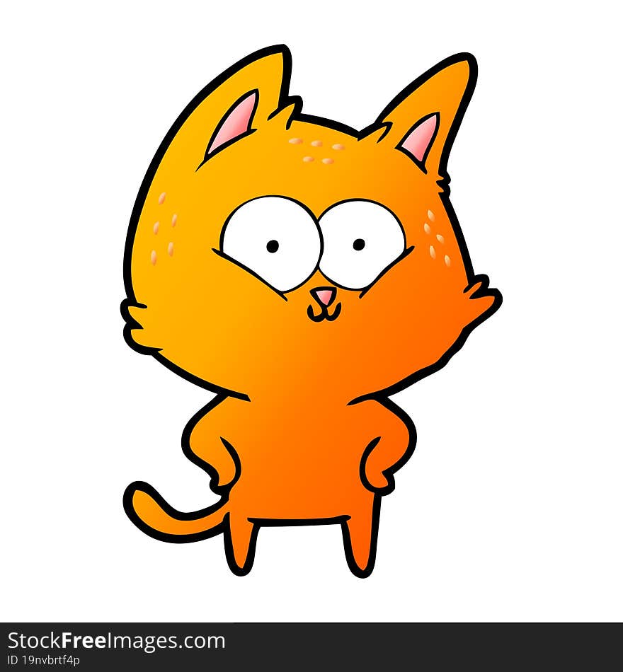 cartoon cat. cartoon cat