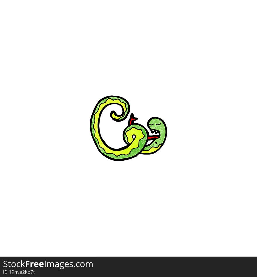 cartoon snake