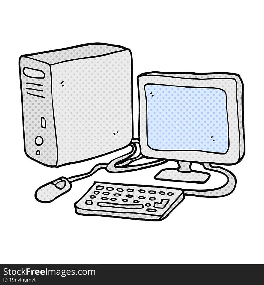 cartoon computer