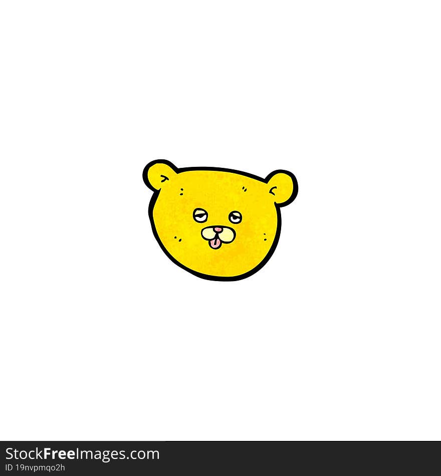 Teddy Bear Head Cartoon