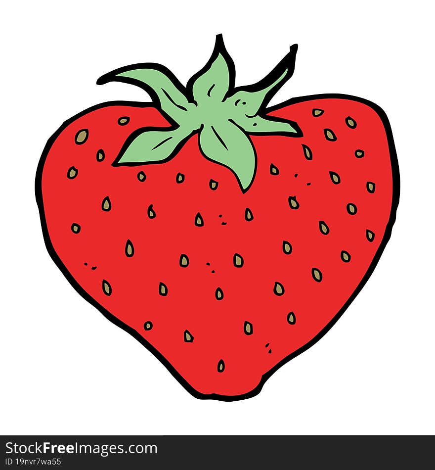 cartoon strawberry