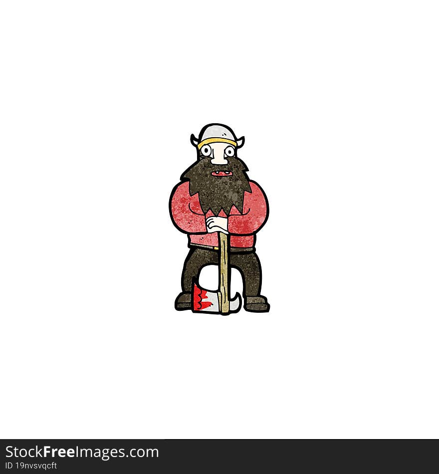 cartoon medieval viking