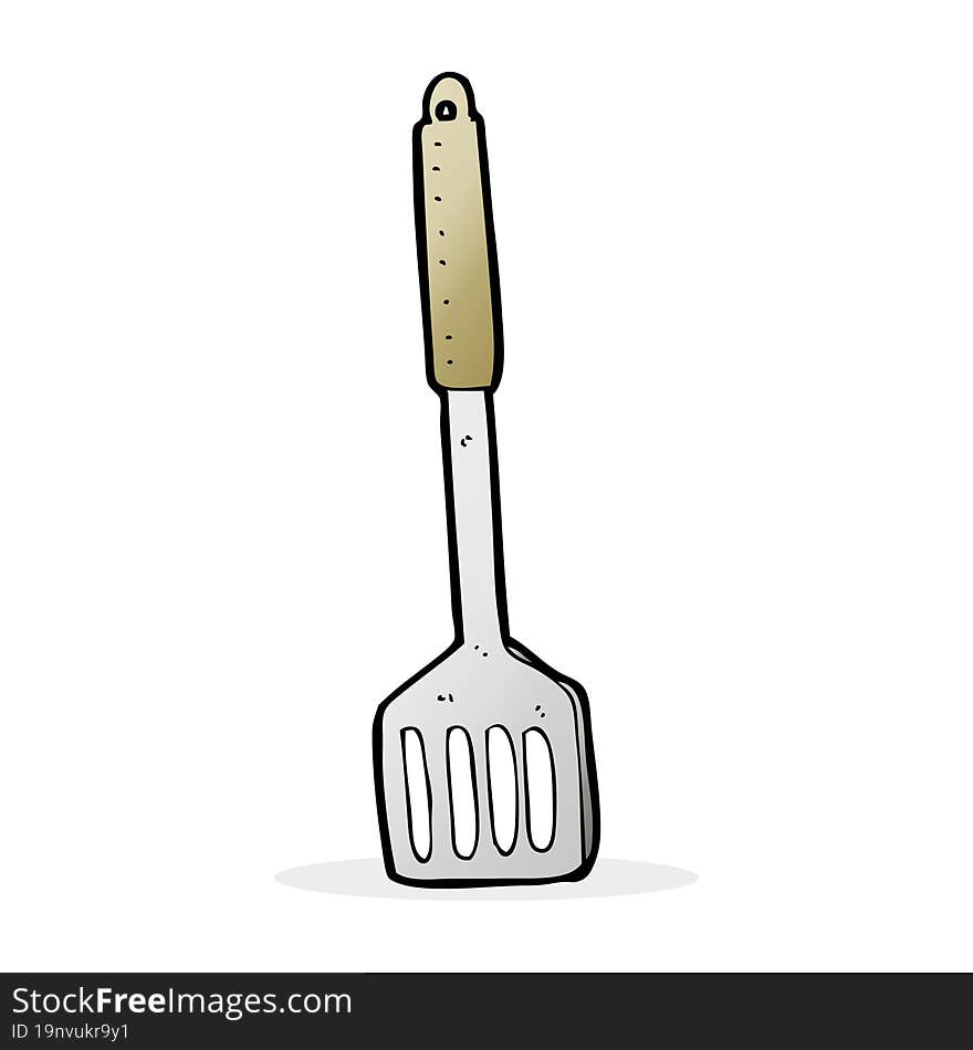 cartoon kitchen spatula