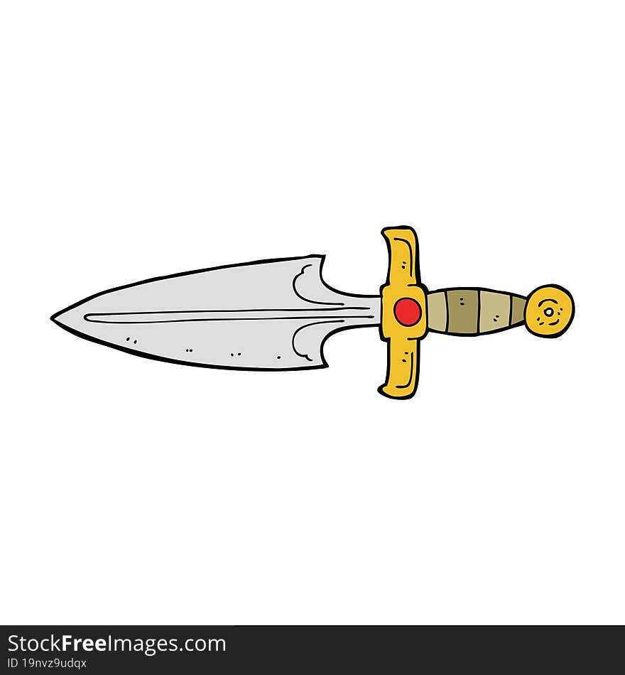 Cartoon Dagger