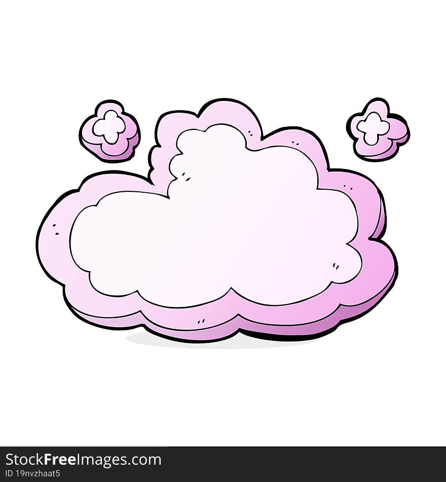 cartoon decorative cloud