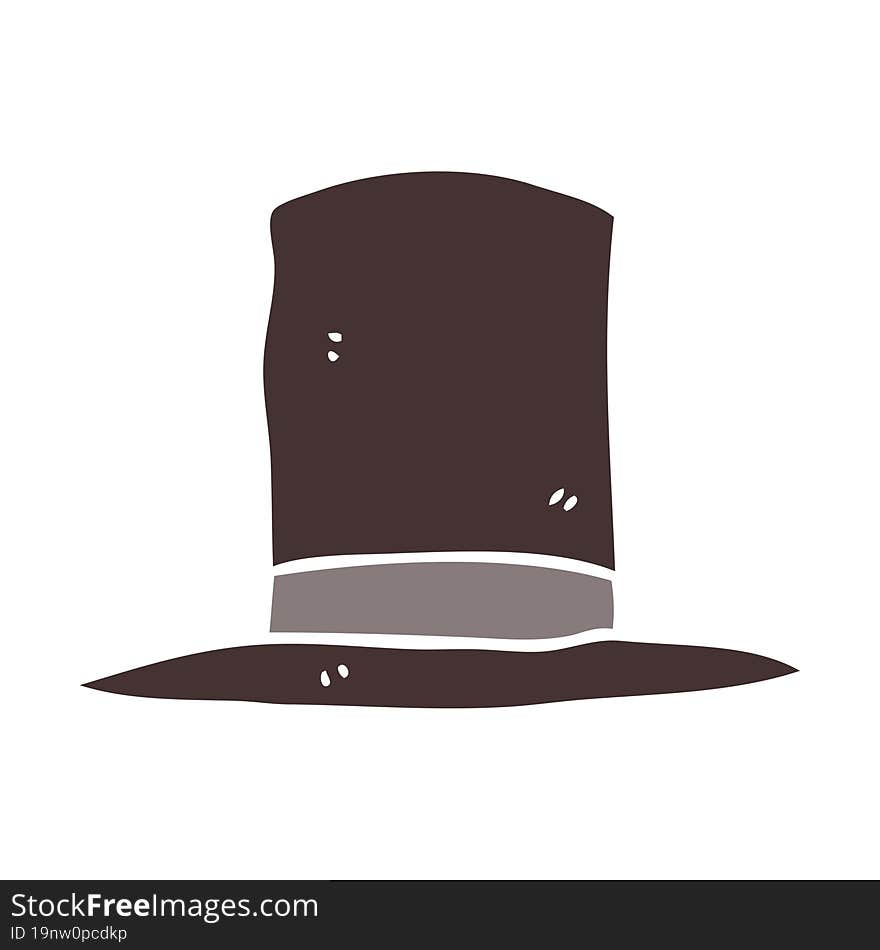 Cartoon Doodle Top Hat